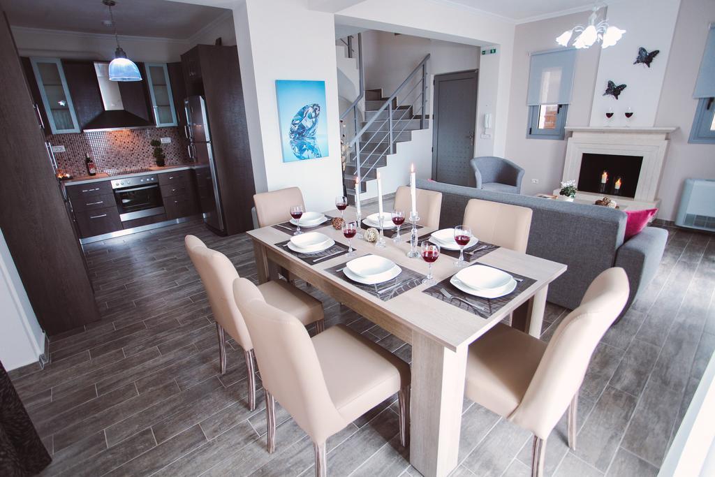 Ionian Diamond Villas Mikros Gialos Bagian luar foto